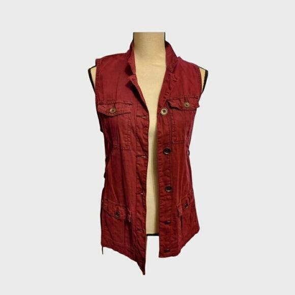 𝅺plum color womens Maurices vest womens Size XS - Picture 5 of 10